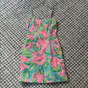 Lilly Pulitzer Brenda Stretch Dress in Totally Blossom Size 00